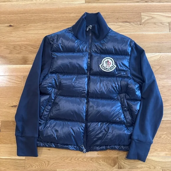 Moncler Zip Puffer Cardigan - Womens Size Med w/ Tags